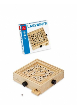 Drewniana gra zręcznościowa Labirynt XL