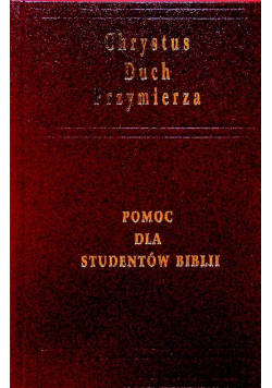 Chrystus Duch Przymierza Pomoc dla studentów biblii
