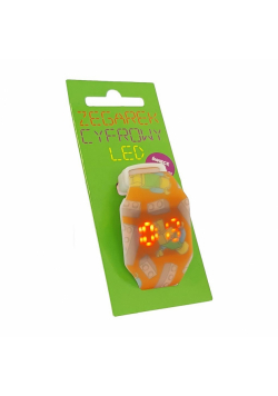 Zegarek cyfrowy LED klocki