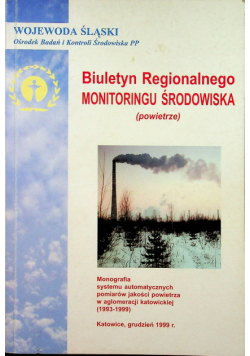 Biuletyn Regionalnego monitoringu środowiska ( powietrze )
