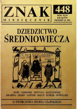 Znak miesięcznik 448 Dziedzictwo średniowiecza