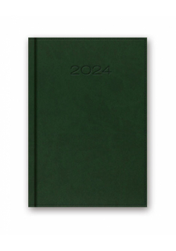 Kalendarz 2024 książkowy 41D B6 zielony