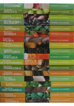 Kuchnia Podróże kulinarne 18 tomów