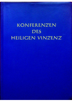 Konferenzen des heiligen vinzenz