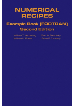 Numerical Recipes in FORTRAN Example Book