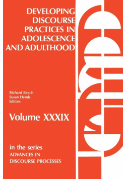 Developing Discourse Practices in Adolescence and Adulthood