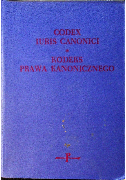 Codex iuris canonici  kodeks prawa kanonicznego