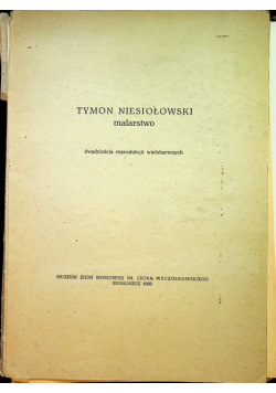 Tymon Niesiołowski malarstwo