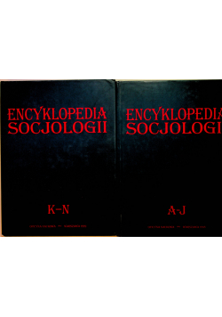 Encyklopedia socjologii tom 1 i 2