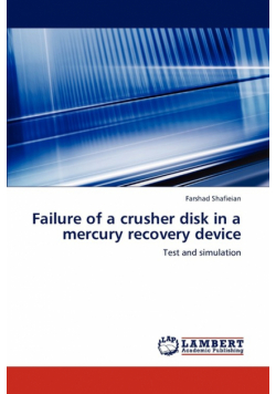 Failure of a crusher disk in a mercury recovery device