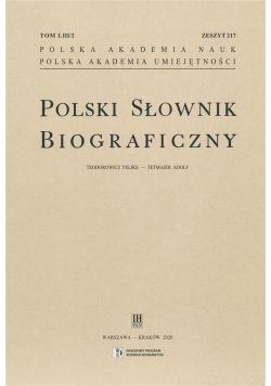 Polski Słownik Biograficzny z.217 T.53/2