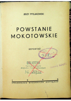 Powstanie Mokotowskie 1946 r