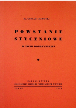 Powstanie styczniowe Reprint z 1938 r.