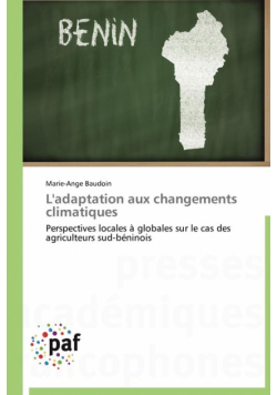 L'adaptation aux changements climatiques
