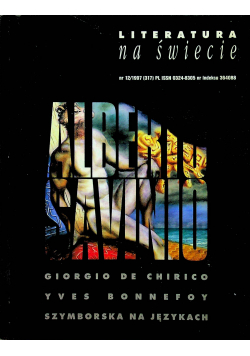 Literatura na świecie nr 12
