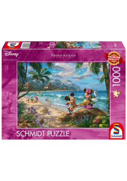 Puzzle 1000 Thomas Kinkade Miki&Minnie na Hawajach