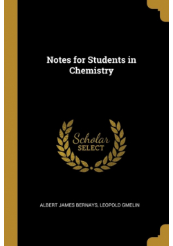 Notes for Students in Chemistry