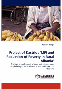 Project of Kastriot "Mfi and Reduction of Poverty in Rural Albania"