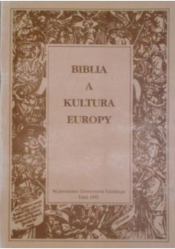 Biblia a kultura Europy Tom II