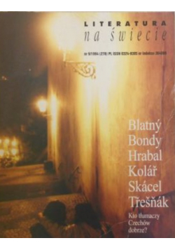 Literatura na świecie nr 9