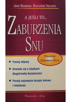 A Jeśli To Zaburzenia Snu
