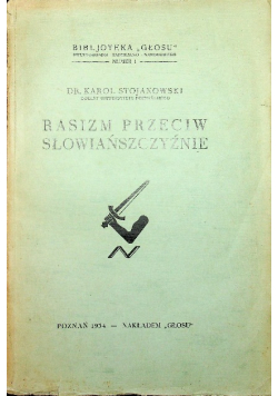 Rasizm przeciw słowiańszczyźnie 1934 r.