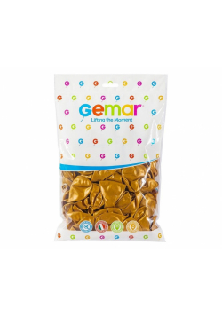 Balony metaliczne Złote 30cm 100szt