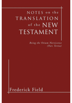 Notes on the Translation of the New Testament