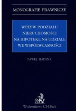 Wpływ podziału nieruchomości na hipotekę na udziale we współwłasności