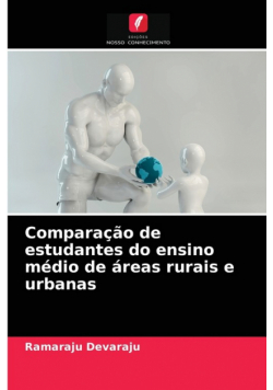 Comparação de estudantes do ensino médio de áreas rurais e urbanas