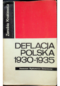 Deflacja Polska 1930 1935