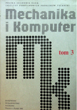 Mechanika i komputer tom 3