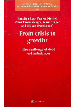 From crisis to growth