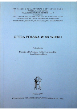 Opera polska w XX wieku