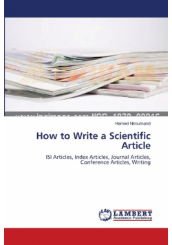 How to Write a Scientific Article
