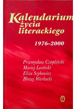 Kalendarium życia literackiego 1976 - 2000
