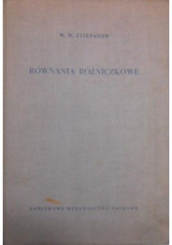 Równania różniczkowe