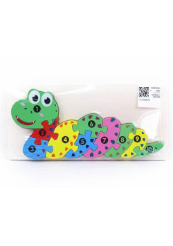 Puzzle drewniane - wąż