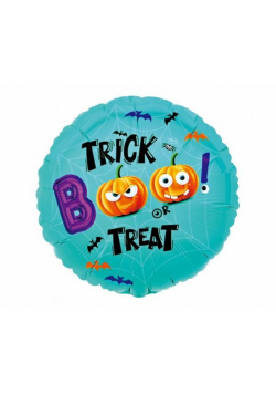 Balon foliowy BOO! Trick or Treat 36cm