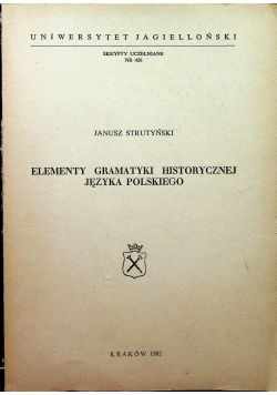 Elementy gramatyki historycznej języka polskiego