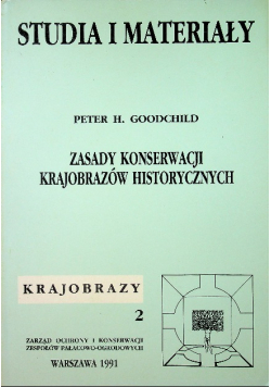 Zasady konserwacji krajobrazów histoycznych