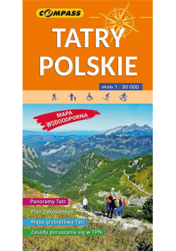 Mapa - Tatry Polskie 1: 30 000