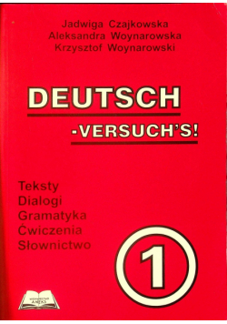 Deutsch Versuchs tom 1