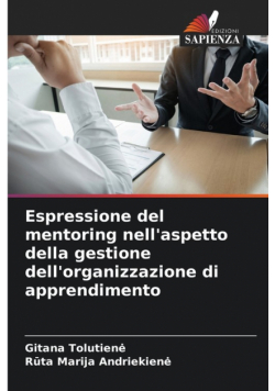 Espressione del mentoring nell'aspetto della gestione dell'organizzazione di apprendimento