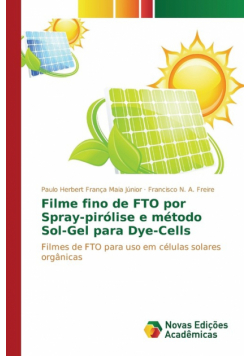 Filme fino de FTO por Spray-pirólise e método Sol-Gel para Dye-Cells