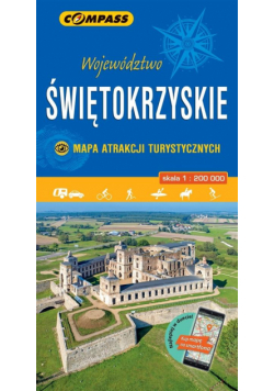 Mapa atrakcji tur. - Świętokrzyskie 1:200 000 w.3