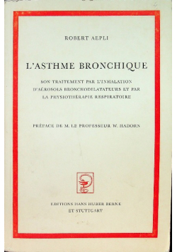 L asthme bronchique