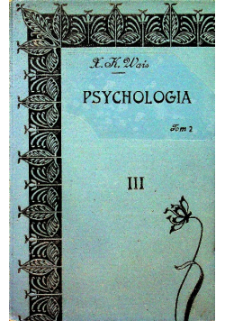 Psychologia tom 2 1902 r