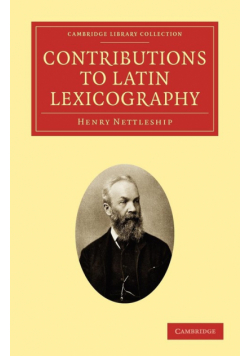 Contributions to Latin Lexicography