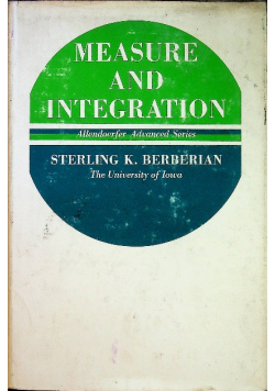 Measure and integration